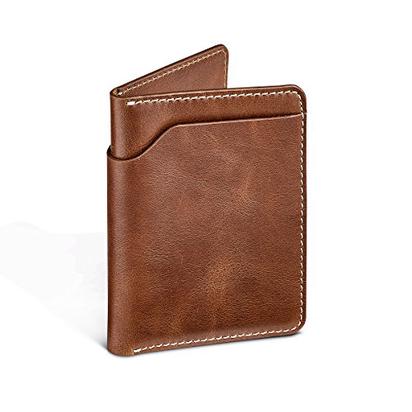 Minimalist Card and Bill Holder Wallet, Hand Stitched, 3.5x3.5 — Bell &  Beacon