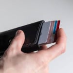 Secrid Wallet Alternatives - image shows a wallet with credit cards popping out