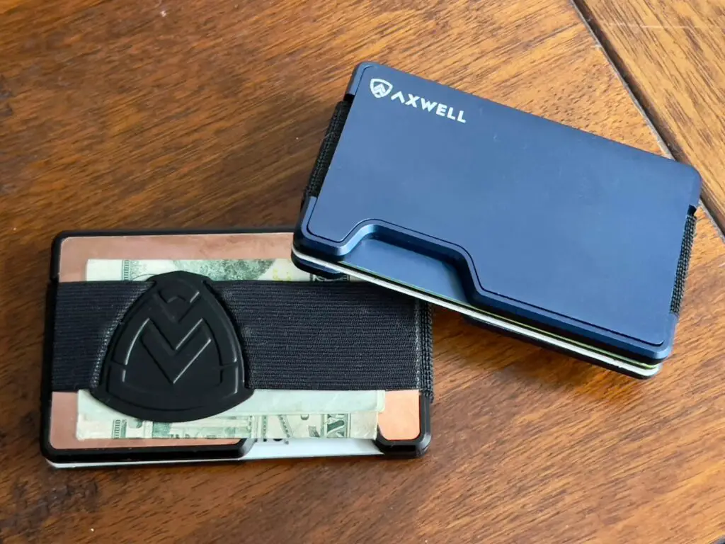 Axwell Wallets on Table