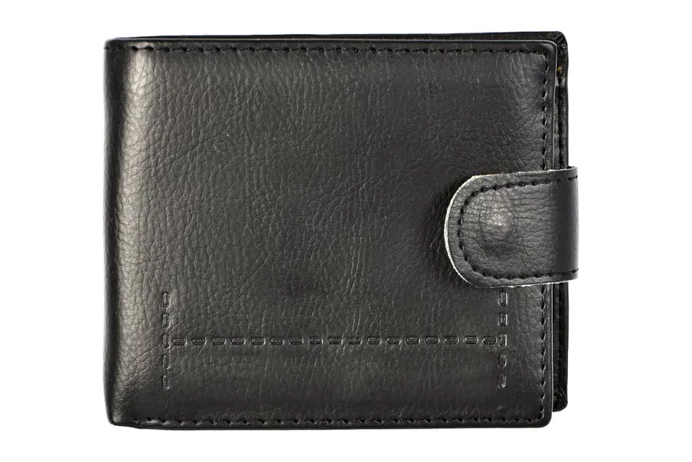 Simple Black Leather Wallet