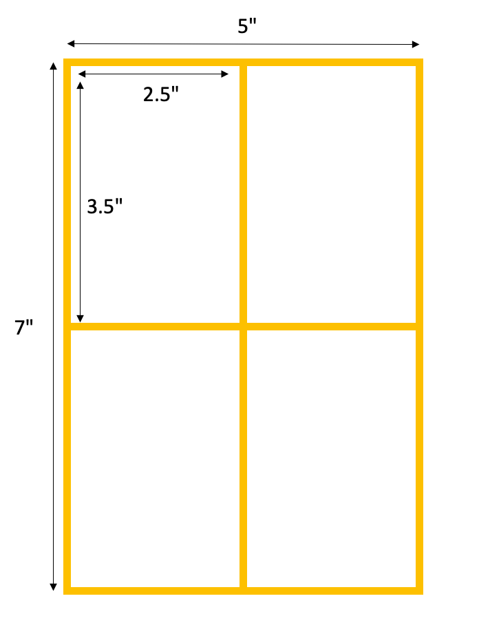 Wallet Photo Sizes 2.5 by 3.5